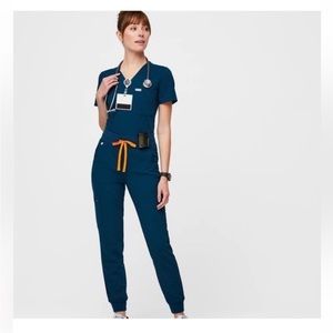 Figs Catarina Scrub Top Small